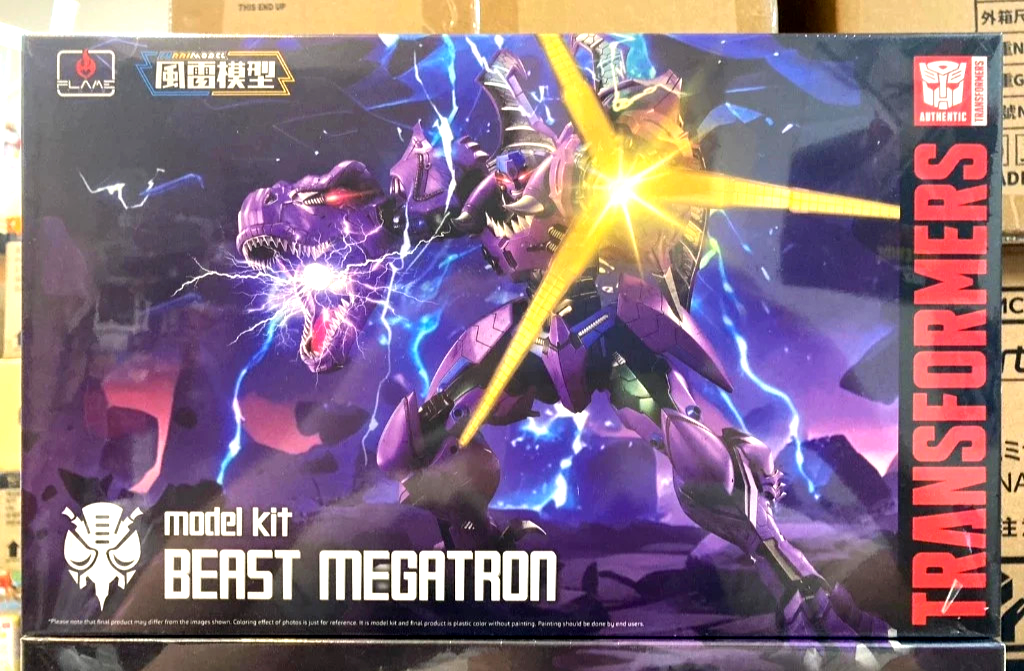 Flame Toys Transformers Beast Megatron Model Kit Brand New Ready to Build