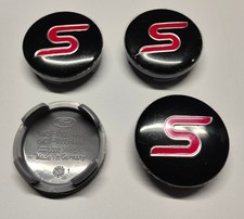 4x S Badge Ford Alloy Wheel Hub Centre Cap Set Center Caps S Letter 54mm