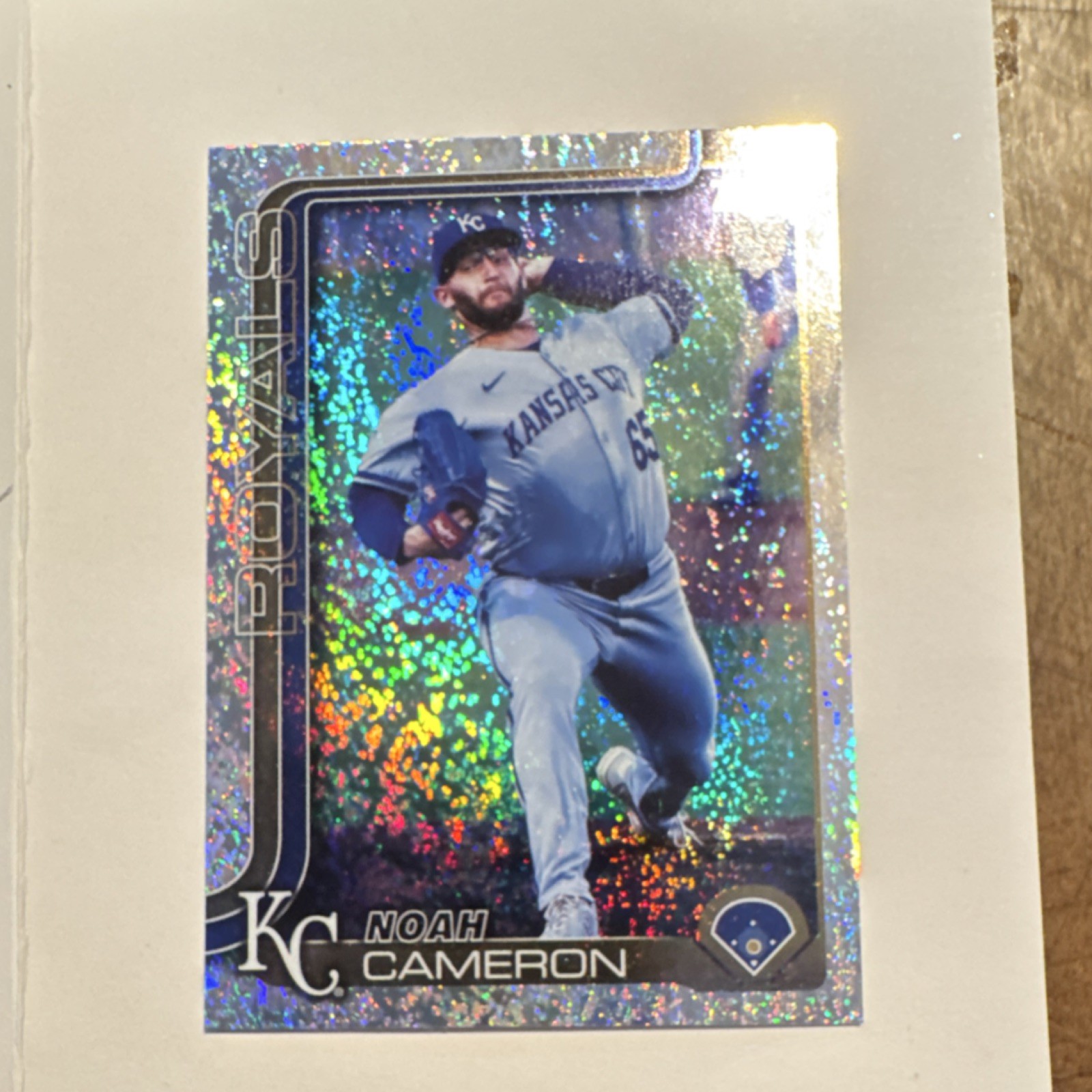 2025 Topps Update Series Noah Cameron Royals Rookie #US65 MLB Baseball Card