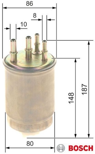 Bosch F026402244 Kraftstofffilter Kraftstoffilter FüR Jaguar-image