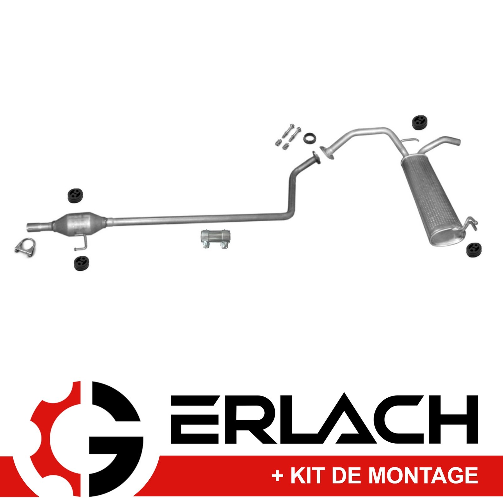 Silencieux echappement Citroen C1 Peugeot 108 et Toyota Aygo 1.0 motorisation essence