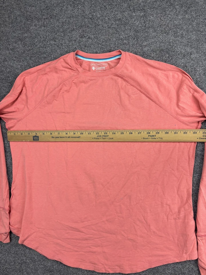 Camisa Coolibar Mujer XL Coral LumaLeo Manga Larga UPF 50 Camiseta Protección Solar Foto 3 de 4