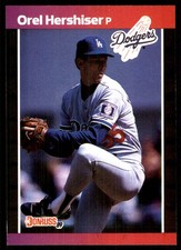 Orel Hershiser 1989 Donruss #197 Dodgers MLB READ FREE SHIPPING AutographDen