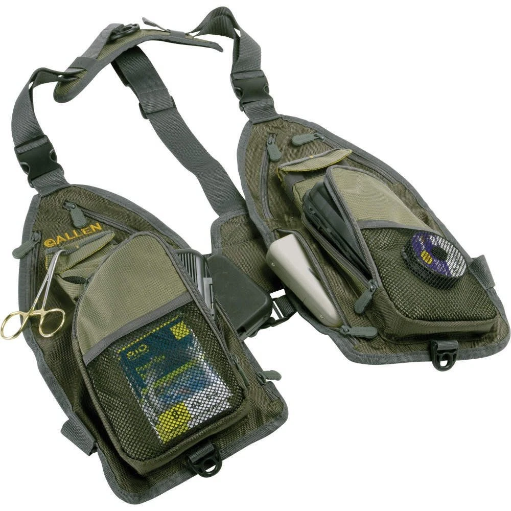Allen Company UltraLight Gallatin Strap Fishing Vest+(1)50mSpool of Mono Tippet&