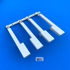 YAMAHA PSR-6 PSR-75 Vintage Keyboard Used Part: White Keys [C-E-G-B] 4 Key Set