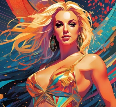 Britney Spears Fan Art Größe A3