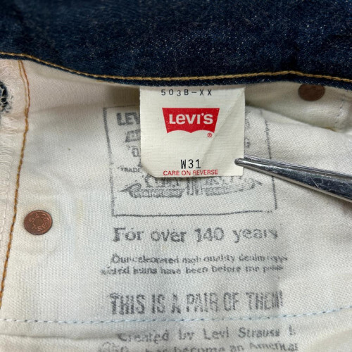 Levi's VINTAGE CLOTHING LVC 503B-XX Made in Japan Reprint Levi's VINTAGE CLOTHING LVC 503B-XX Made in Japan Reprint