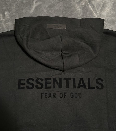 Fear Of God Essentials Pullover Hoodie ‘Stretch Limo’ Size Small - Picture 9 of 9