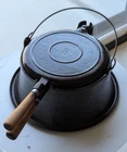 Immaculate 1910 Wagner #8 Waffle Iron.  Cast Iron.