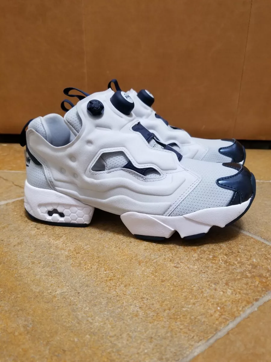 Reebok Instapump Fury OG Sneakers FV0419 SZ 7.5 women&#039;s Classic Gray Navy | eBay