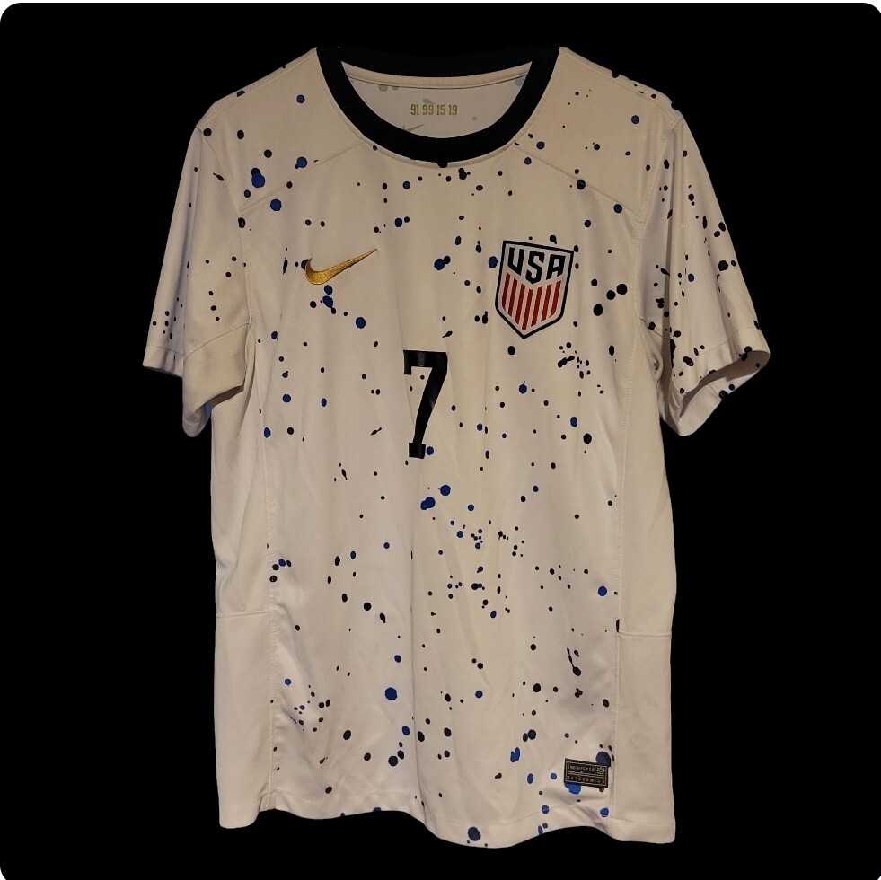 Nike USMNT Authentic Soccer Home Jersey Men’s Size Medium #7 2023 