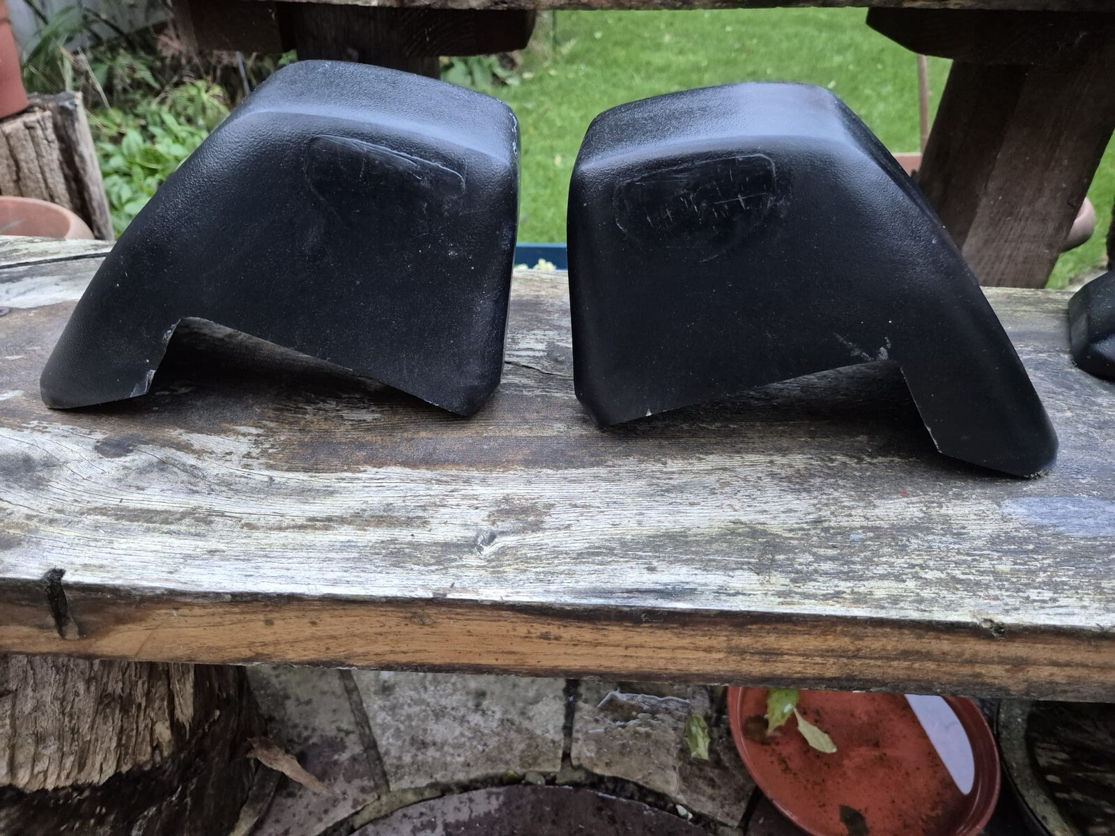 To fit Porsche 911 rear bumper over riders pair lightweight plastic ...