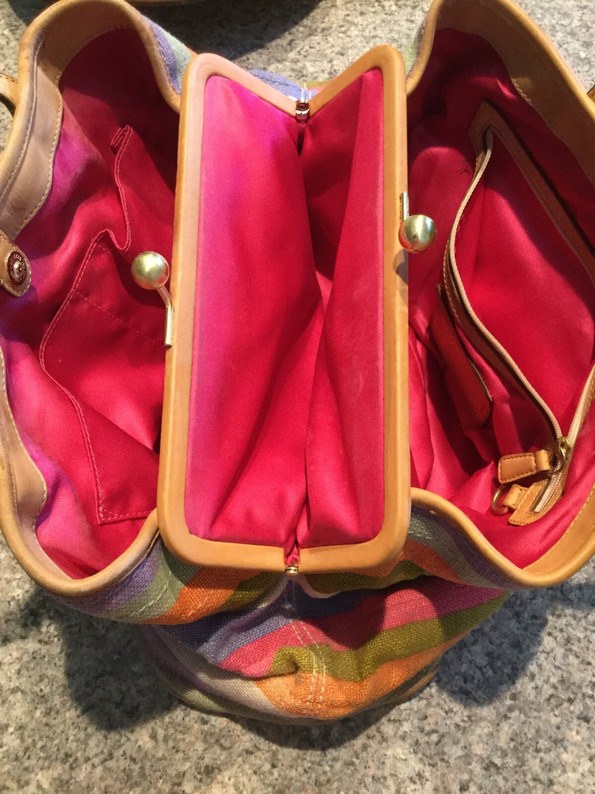 Coach Hampton Archive 10th Anniversary Colorful Purse image 3