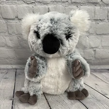 Unipak Plush Koala Bear 11"  Furry Grey White Soft Stuffed Animal Toy 2016 w/Tag