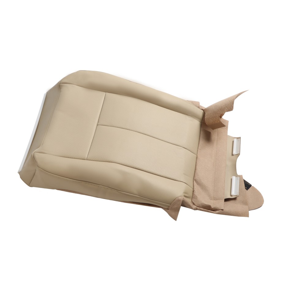 Front Replacement PERF Leather Bottom Seat Cover Tan For 0714 Ford