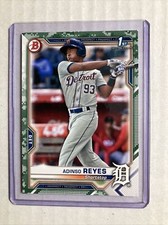 2021 Bowman #BP-21- ADINSO REYES Camo Parallel SP 1st Bowman Rookie RC Card.