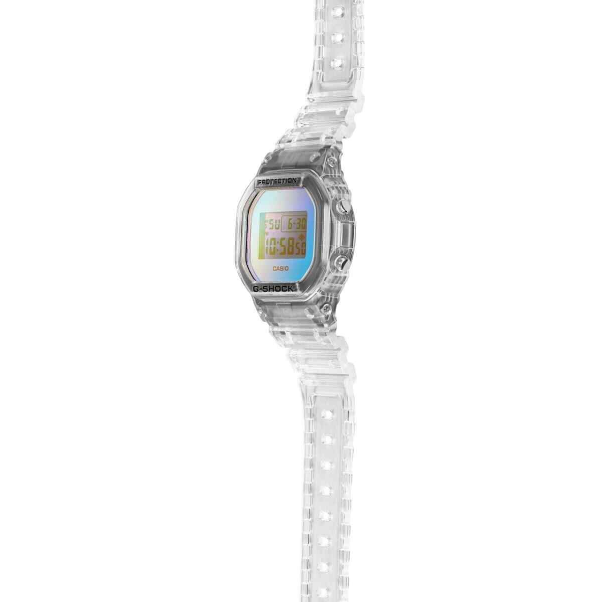 Casio G-Shock Mens Watch Skelton Cleart Iridescent Color Series DW