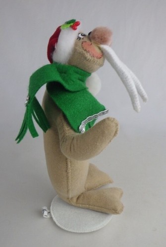 Annalee 8” Walrus Doll Silver Sparkle in Santa Hat – 2013 - Picture 5 of 8