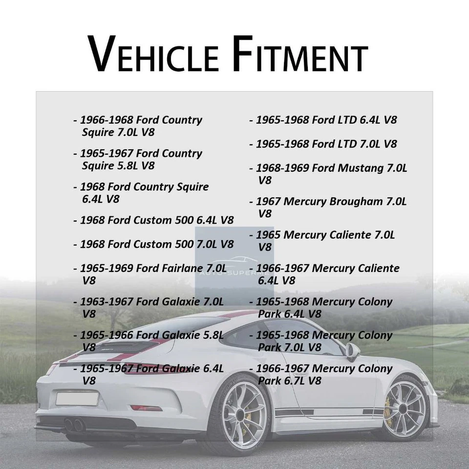 2x MRC Engine Motor Mount Front For 1965-1966 Ford Country Sedan 7.0L - Image 2 of 4