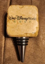 Vintage Walt Disney World Golf Artandstone Bottle Stopper Golf Theme NIB