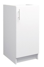 JD Greta Kitchen Base Unit Fixed Height 400mm Storage Cabinet – White Matt