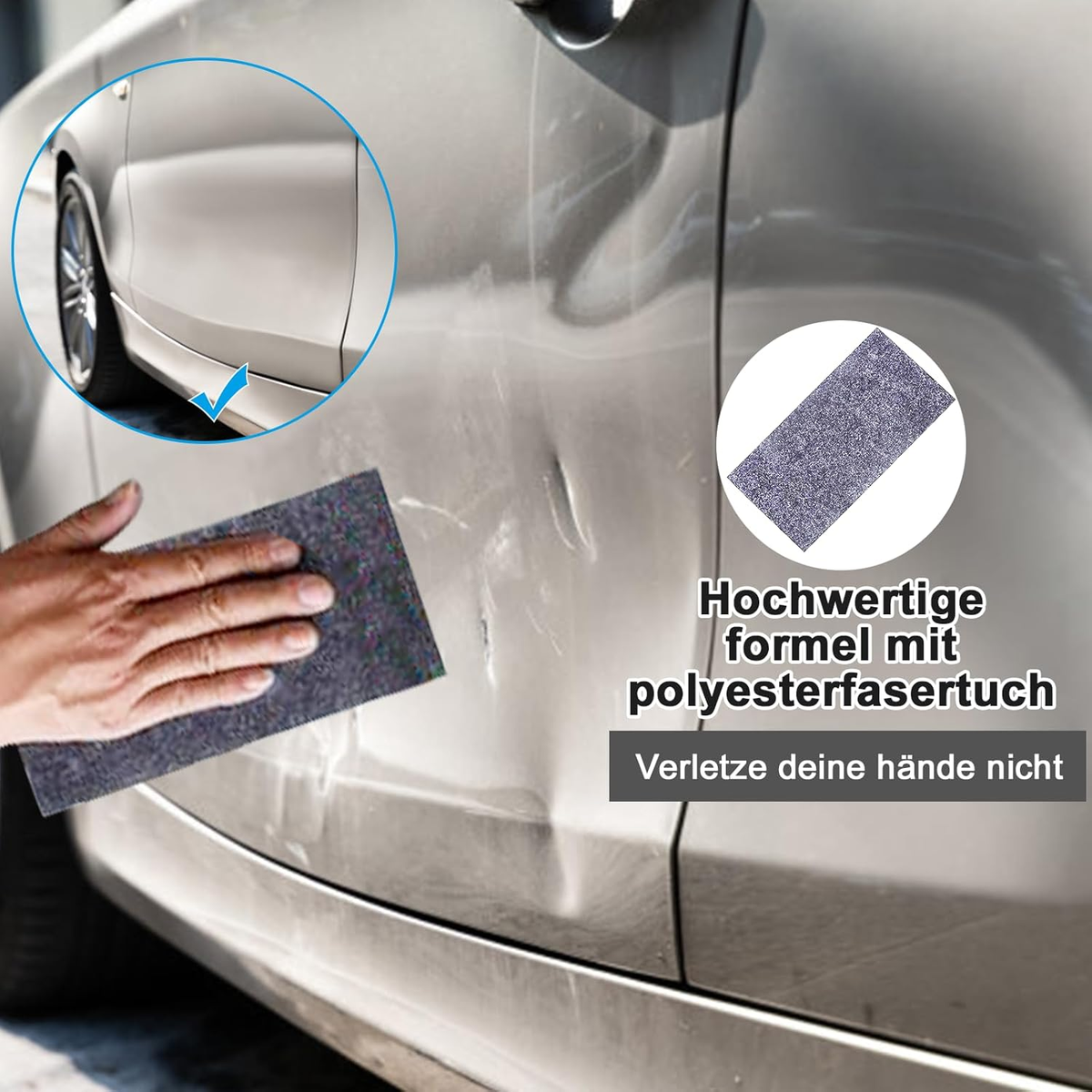 6 Stück Nano Sparkle Tuch Auto Kratzer, 2024 Upgra Produktbild-Vorschau 9