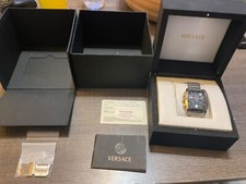 RARE VINTAGE VERSACE MENS CHARACTER QUARTZ CHRONOGRAPH WATCH ETA 251.471