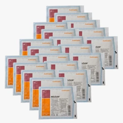 SMITH&NEPHEW MELOLIN Sterile Wound Dressing Cuts Burns First Aid Dressing 10cm x 10cm