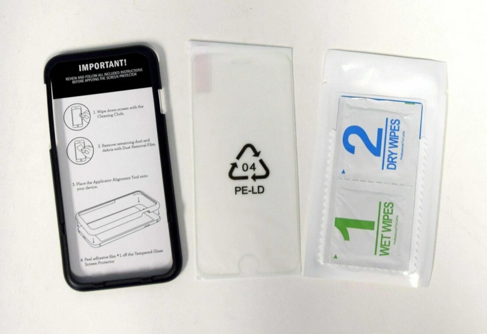 PACK de 100 NUEVO Protector Pantalla Insignia para iPhone 8/7 Cristal 9H Dureza Foto 2 de 4