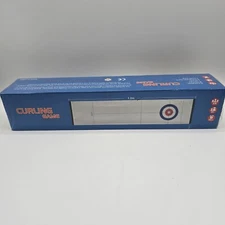 Foldable Tabletop Curling Game Portable Children Adult Party Curling Ball