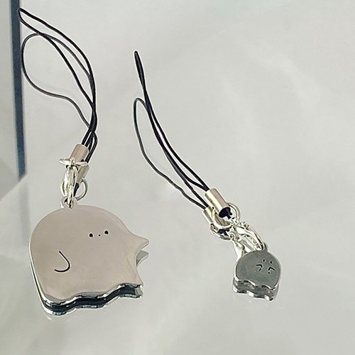 Halloween Ghost Mobile Phone Lanyard Cute Cartoon Metal Ghost Phone Strap - 第 3/16 張圖片