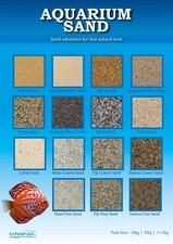 Unipac Aquatic Aquarium Sand and Gravel Natural Decorative Fish Tank Substrate