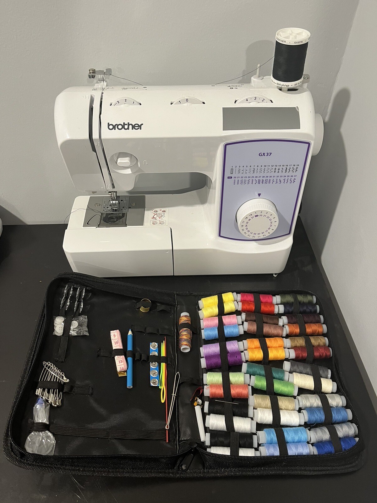 Brother GX37 Computerized Sewing Machine + Sewing Kit + Sewing Iron