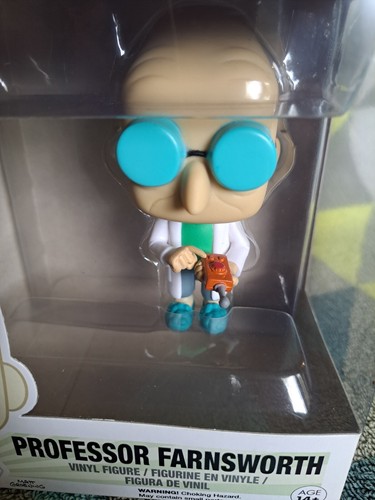 Professor Farnsworth Pop 54 -Futurama Funko Pop! 2016 Vaulted + Protector - Picture 8 of 14