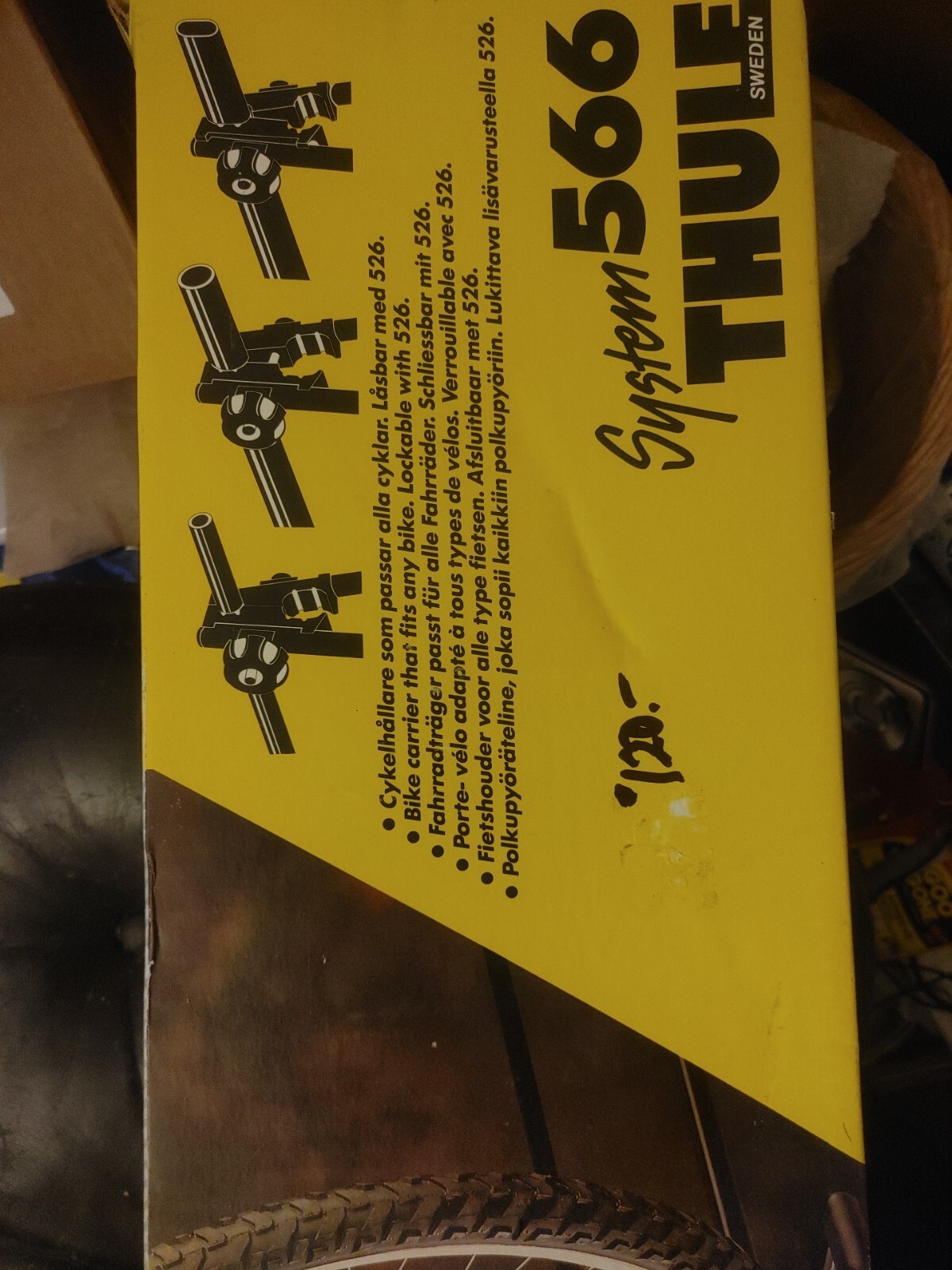 Thule 566 Bike Carrier Made In Sweden New In Sealed Box Neve