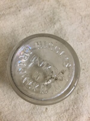 美品1950年代米国製◇HIGGINS（ヒギンズ）ラベル・コルクふた付き