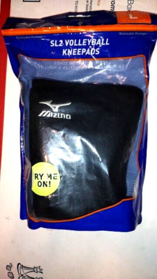 MIZUNO SL2 VOLLEYBALL KNEEPADS   2 PIECE 7  SIZE LARGE - NEW OPEN PACKAGE