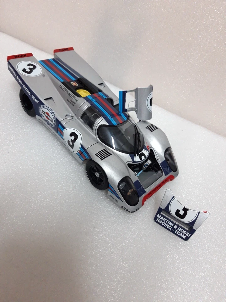 AutoArt 1:18 Porsche 917K #3 Winner 1971 Sebring Martini Elford 80034 NO SCATOLA - Immagine 4 di 4