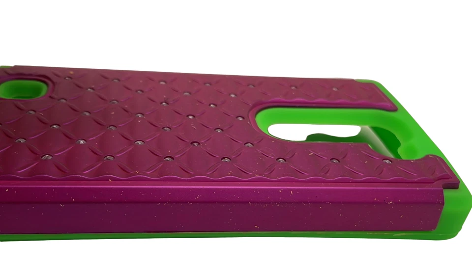 Sonne Strass Impreziosito Custode Cavalletto Custodia Per LG Volt 2 Rosa - Immagine 3 di 4