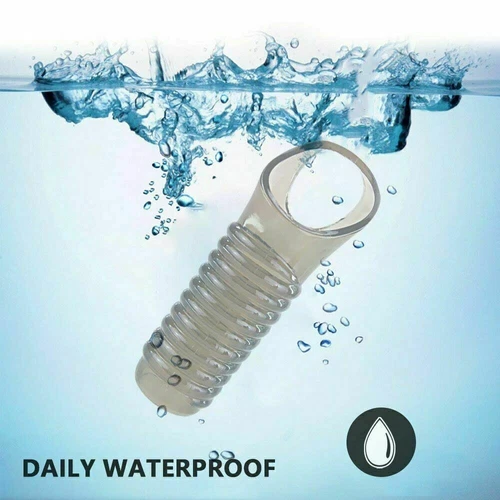 2pcs Penis Sleeve Cock Dick Cover Penis Sheath Condom Extender for Men Sex Toys  - Picture 6 of 10