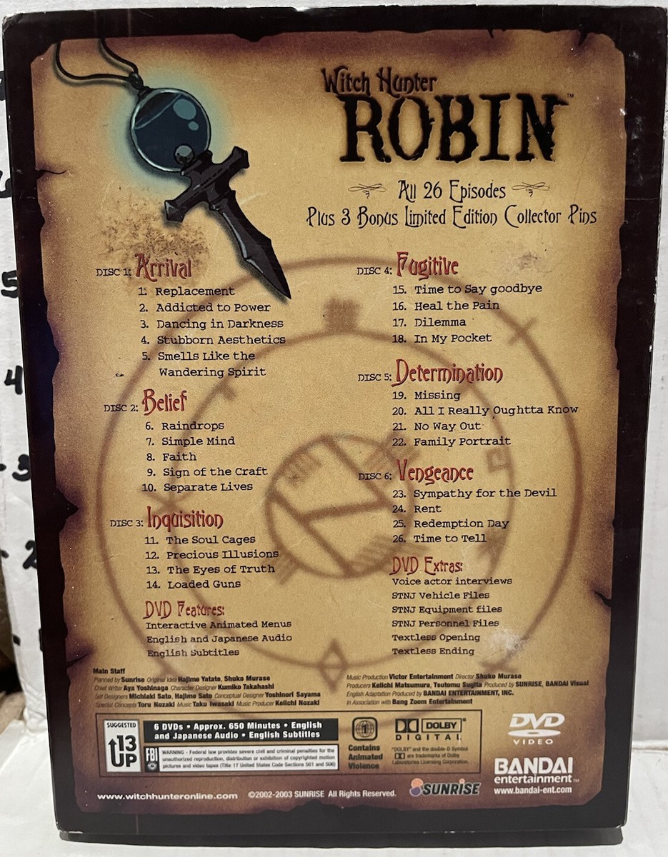 Witch Hunter Robin Complete Collection | eBay