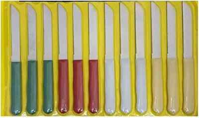 FIXWELL Stainless Steel Knife Multi-purpose Vegetable Knives Assorted Set Of 12