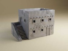 North Africa House 1D -  WWII  terrain  28mm, 20mm, 15mm Scale
