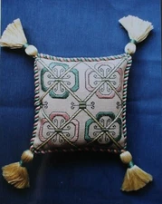 Flower Trellis Pincushion - by Nostalgic Needle