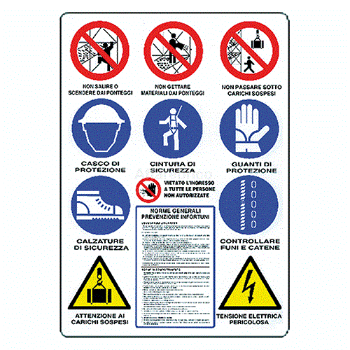 CARTELLO KPL 80x60 11 SIMBOLI