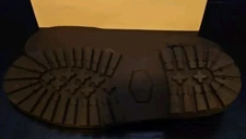 Oil Resistant Full Rubber Sole 8.5 US for Boot Repair Black, 1 Pair *Mexico Made