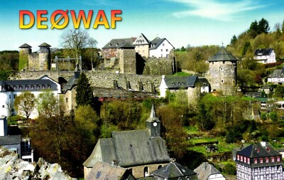 Monschau Germany DE0WAF QSL Radio Postcard