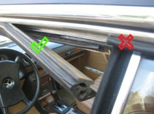 Vordere Abdichtung Rahmendichtung Fenster passt bei Mercedes W123 C123 Coupe Vordere Abdichtung Rahmendichtung Fenster passt bei Mercedes W123 C123 Coupe