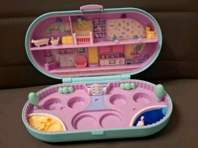 Polly Pocket - Babysitting Stamper Stempel Set Bluebird, 1992 Vintage 