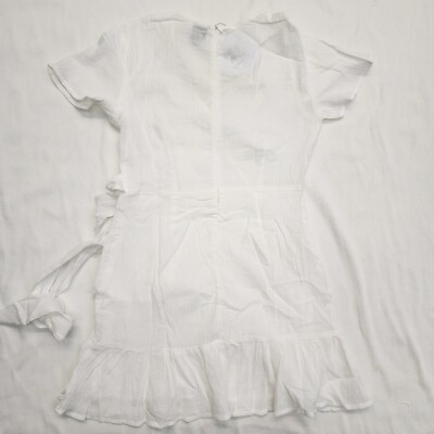 NEW Princess Polly Company For One Wrap Dress-(White, Size US 6 ) | eBay